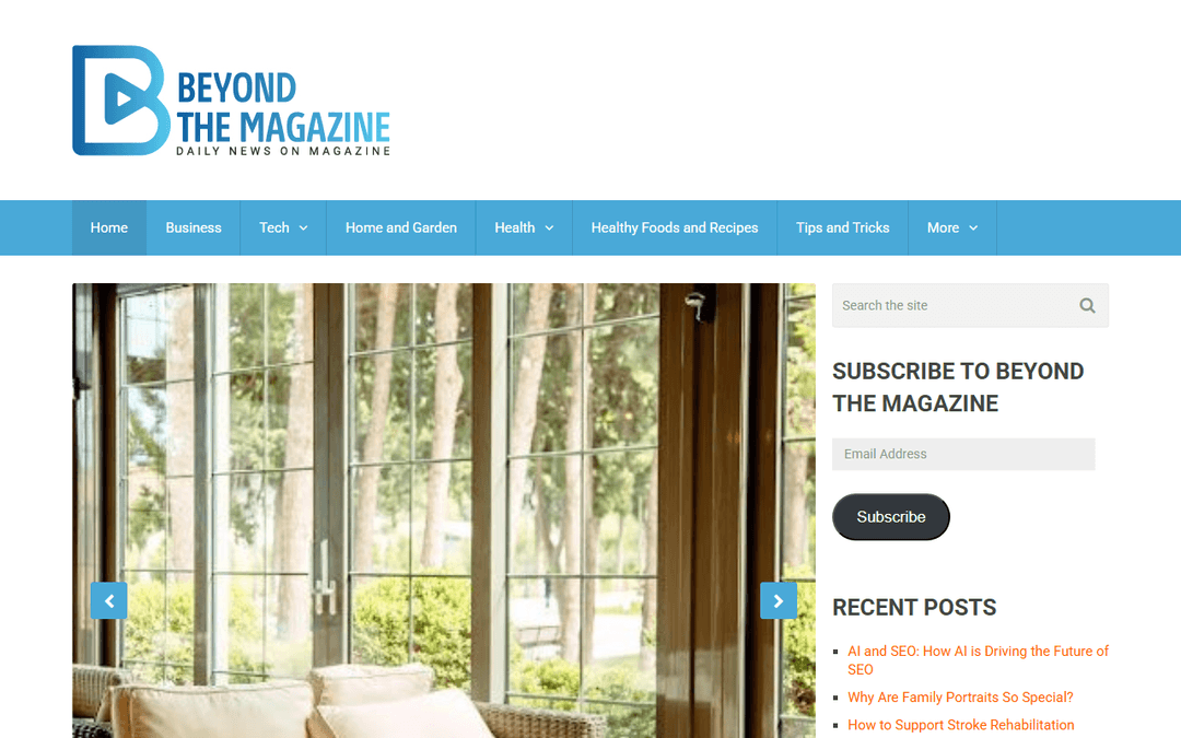 beyondthemagazine.com publisher screenshot