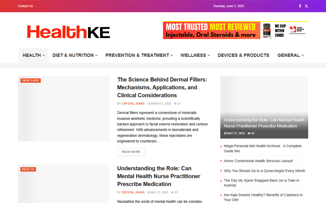 healthke.com publisher screenshot