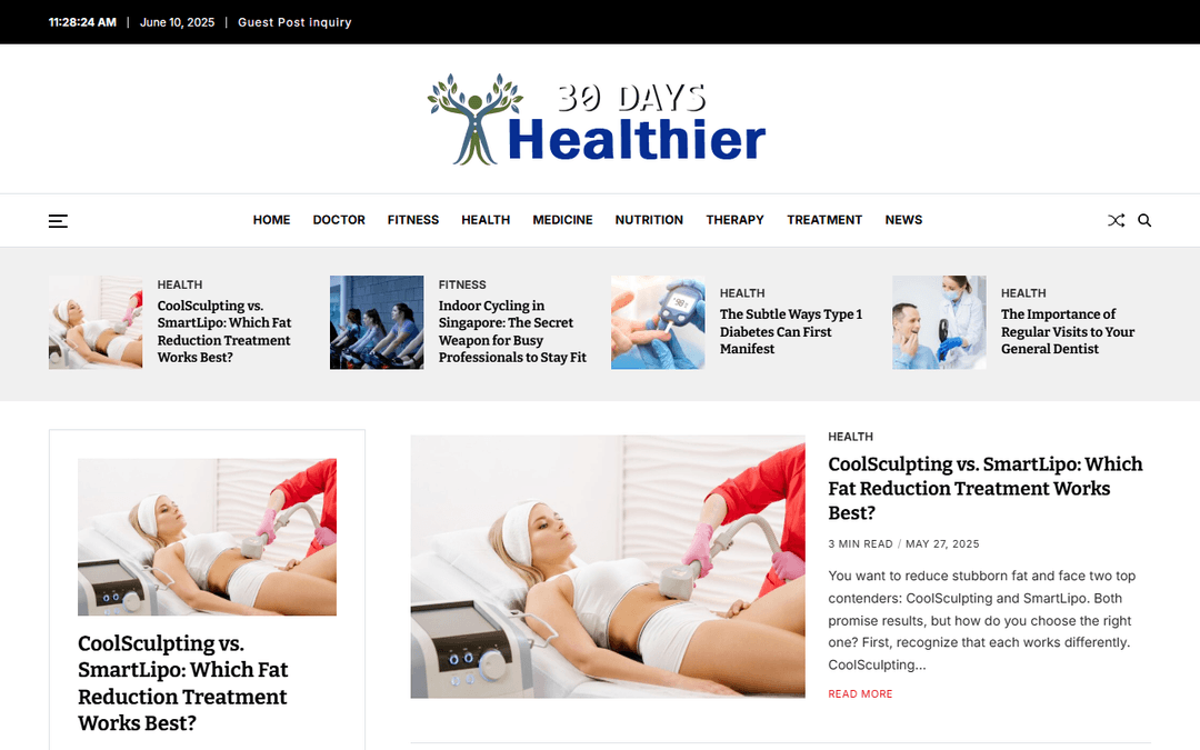 30dayshealthier.com publisher screenshot