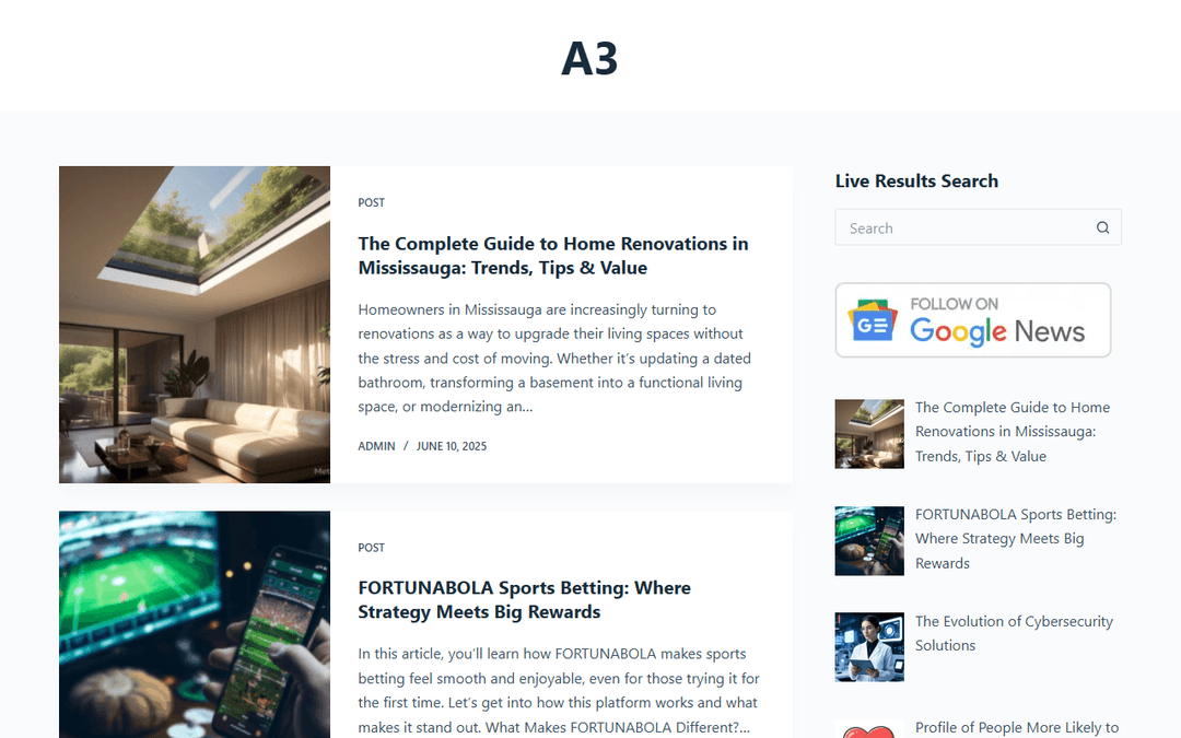 a3.com.co publisher screenshot