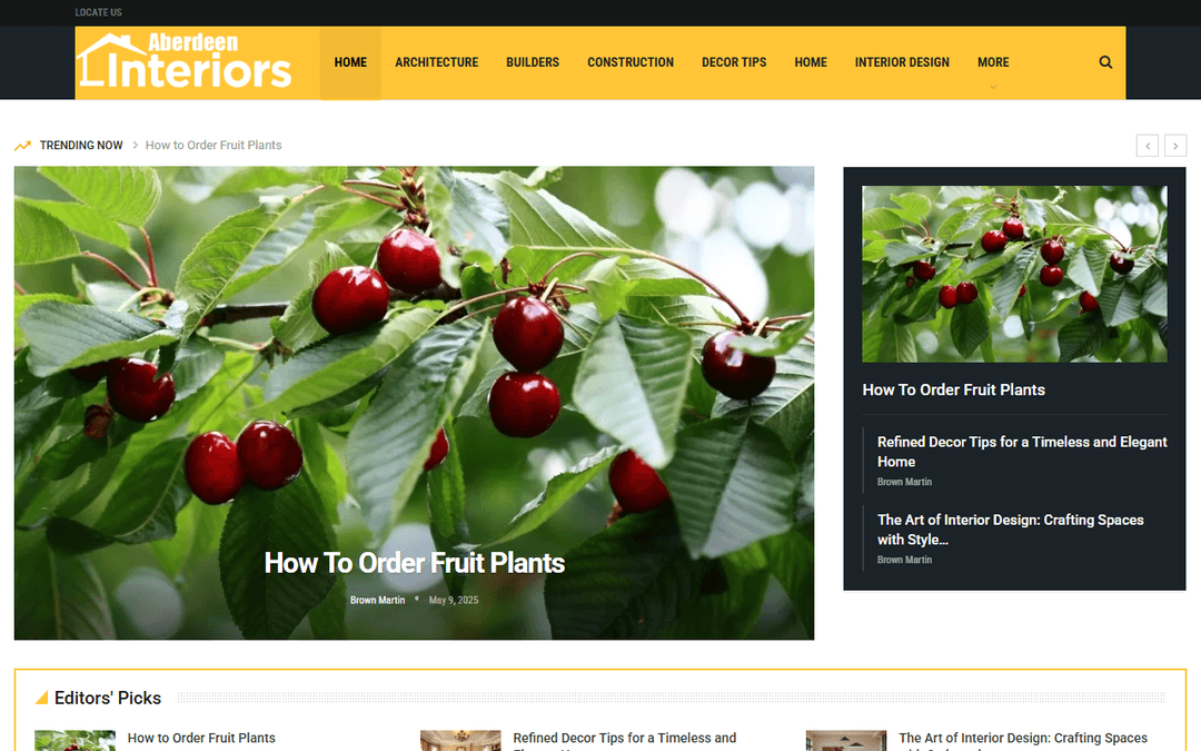 aberdeeninteriors.co.uk publisher screenshot