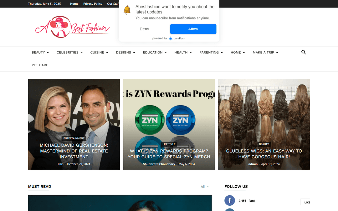 abestfashion.com publisher screenshot