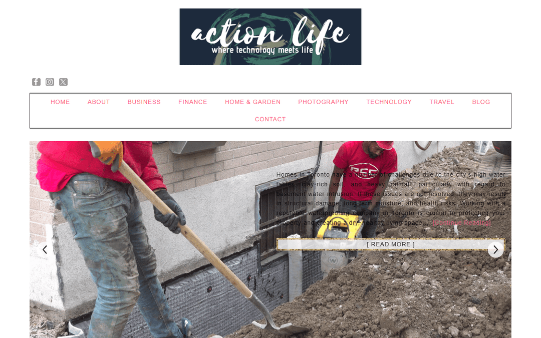 actionlifemedia.com publisher screenshot