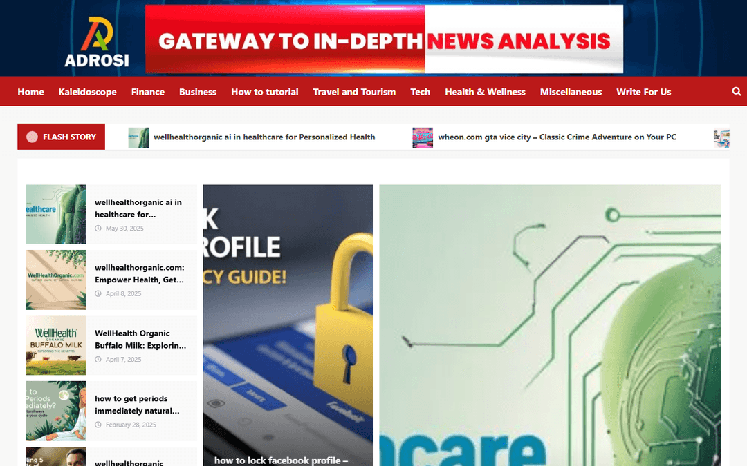 adrosi.com publisher screenshot