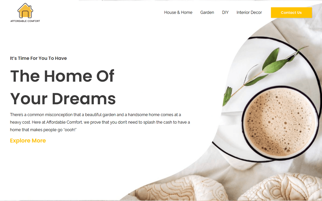 affordablecomfort.org publisher screenshot