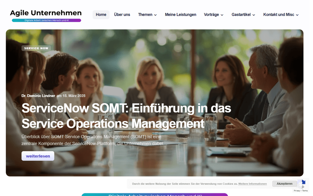 agile-unternehmen.de publisher screenshot