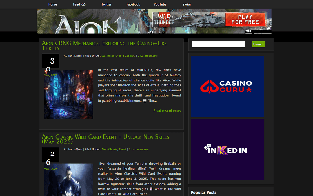 aionstrategies.com publisher screenshot