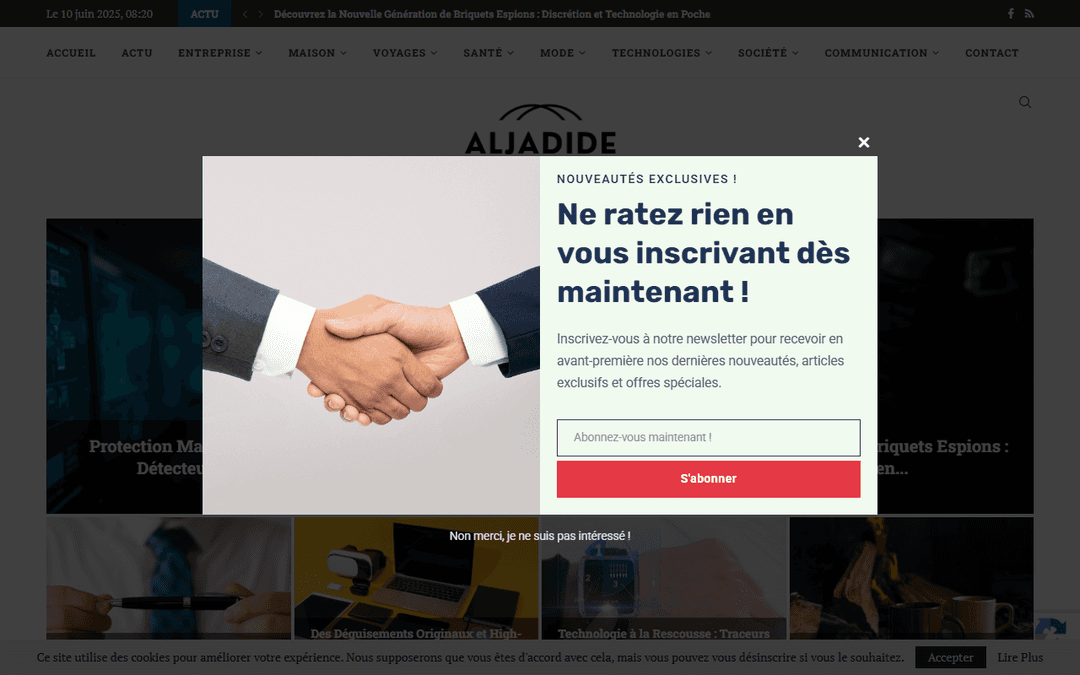 aljadide.net publisher screenshot