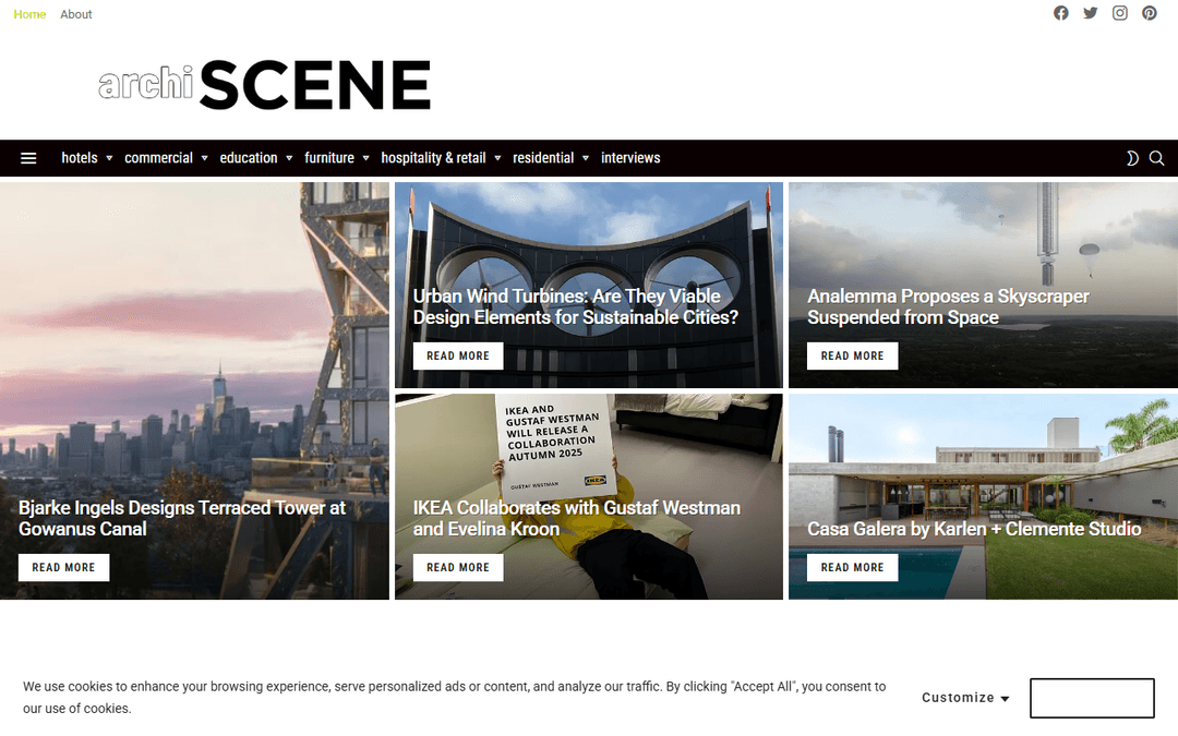 archiscene.net publisher screenshot