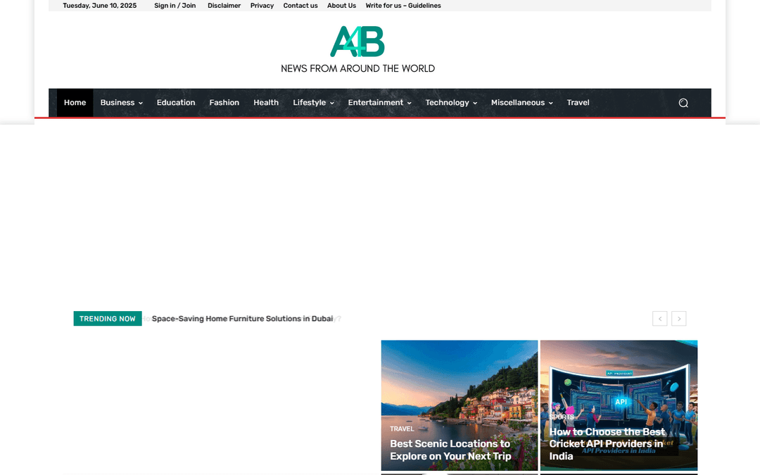 articles4business.com publisher screenshot