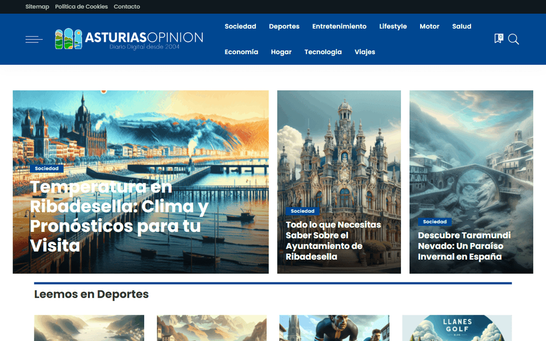 asturiasopinion.com publisher screenshot