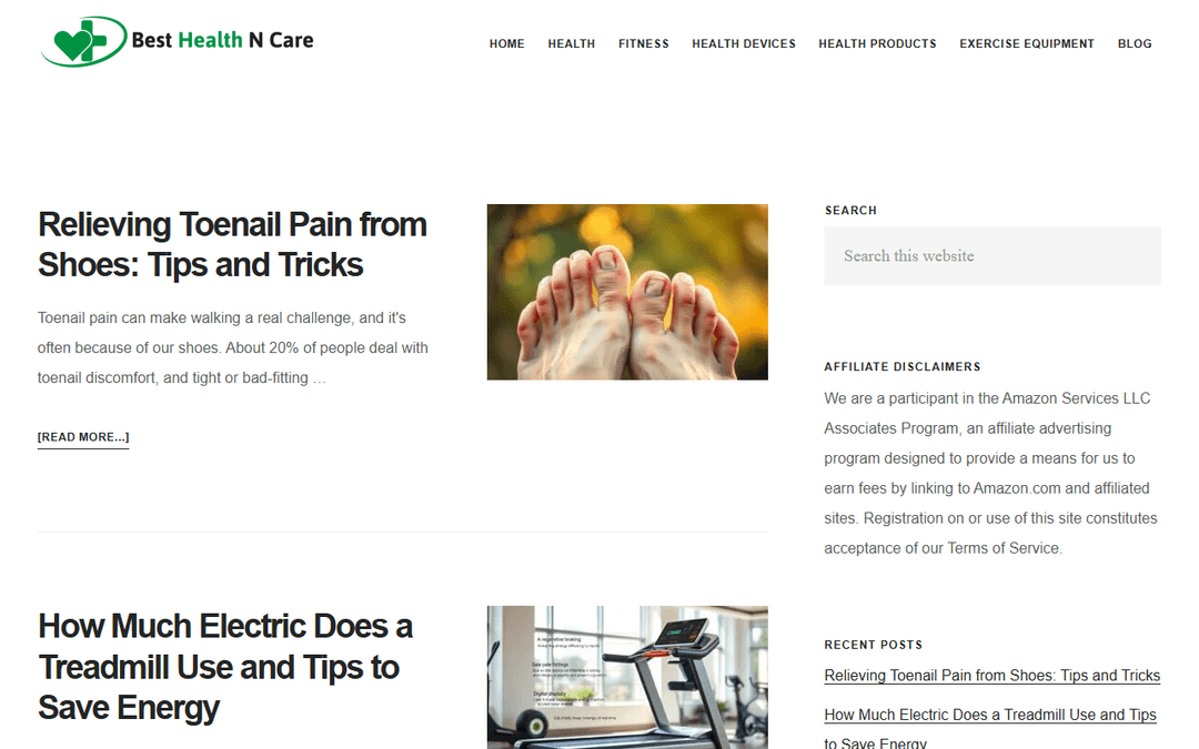besthealthncare.com publisher screenshot