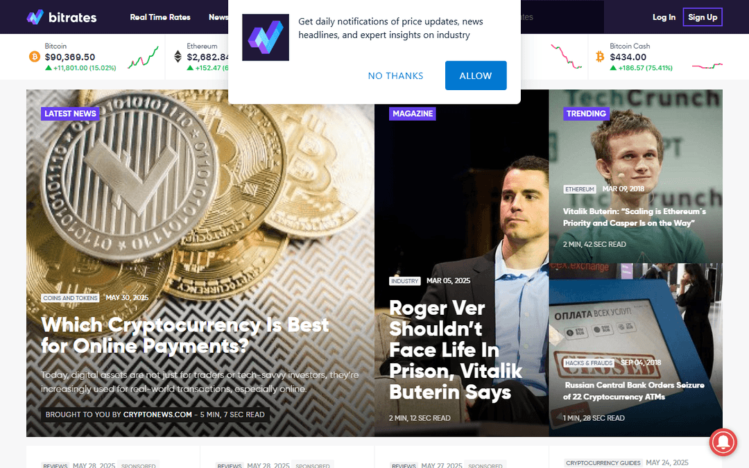 bitrates.com publisher screenshot