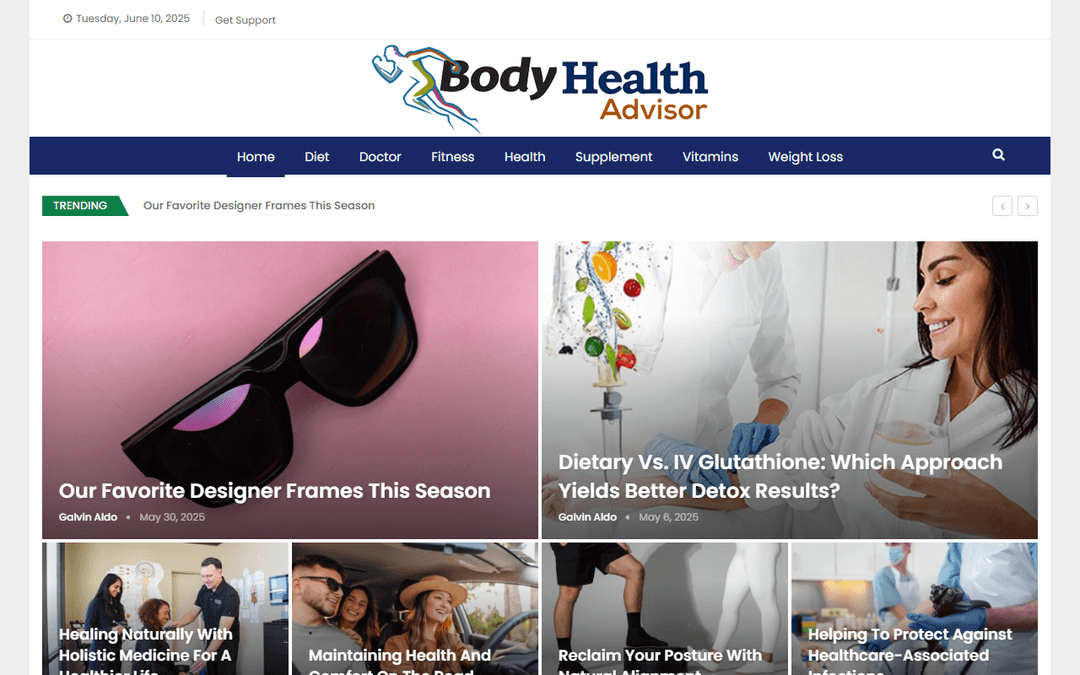 bodyhealthadvisor.com publisher screenshot