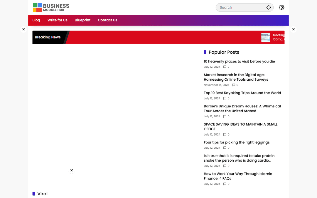 businessmodulehub.com publisher screenshot