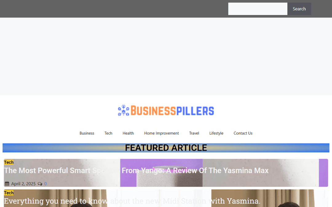 businesspillers.com publisher screenshot