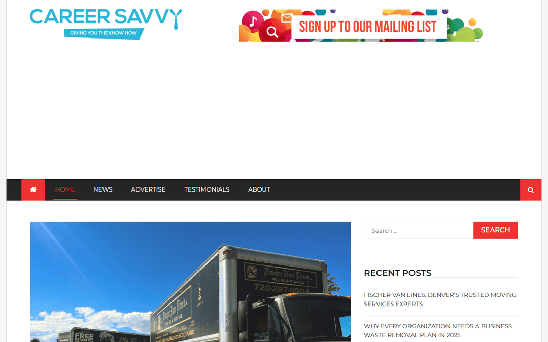 careersavvy.co.uk publisher screenshot