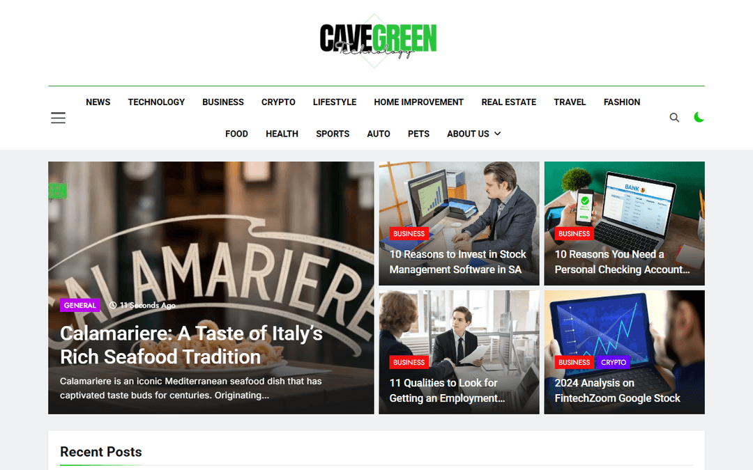cavegreen.us publisher screenshot