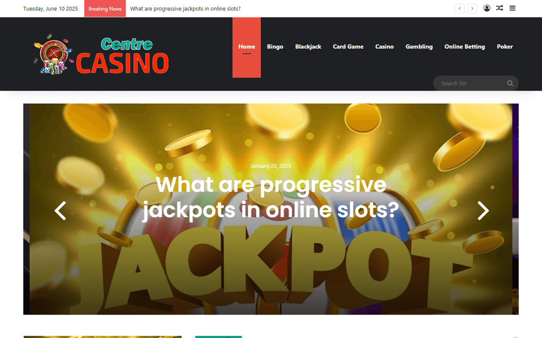 centrcasino.com publisher screenshot