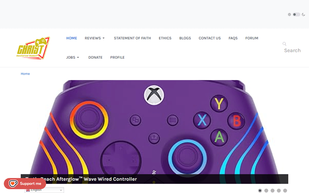 christcenteredgamer.com publisher screenshot