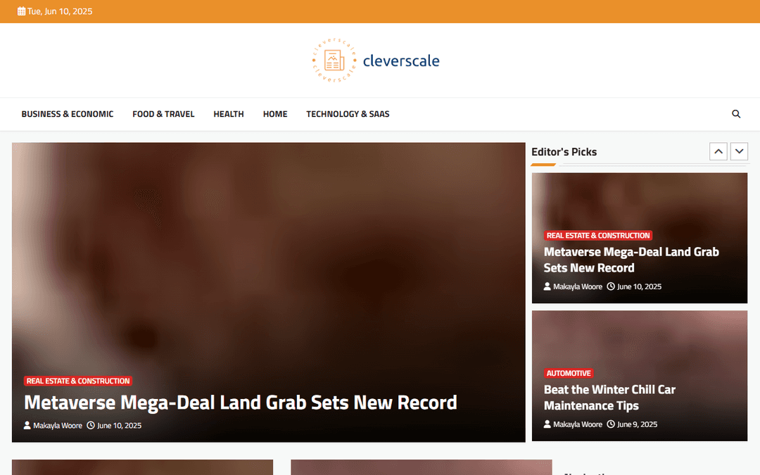 cleverscale.com publisher screenshot