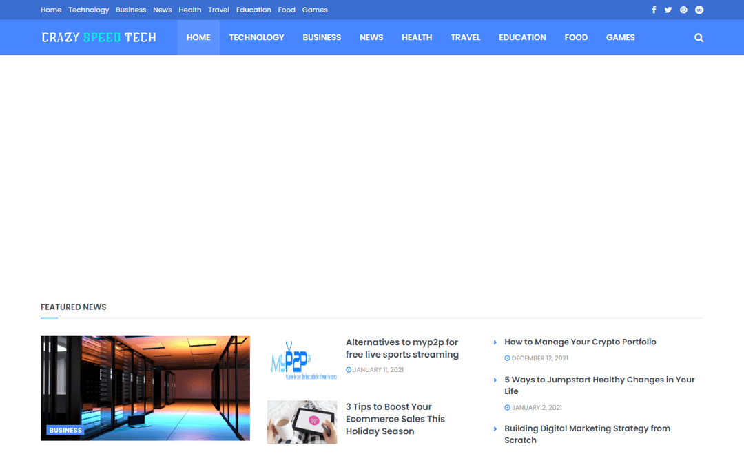 crazyspeedtech.com publisher screenshot