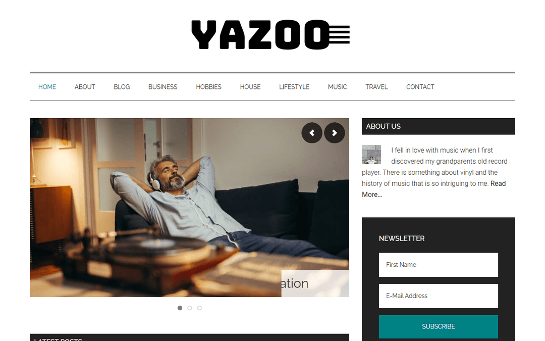 yazoorecords.com publisher screenshot
