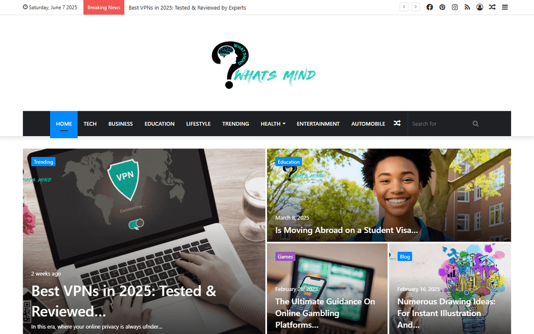 whatsmind.com publisher screenshot