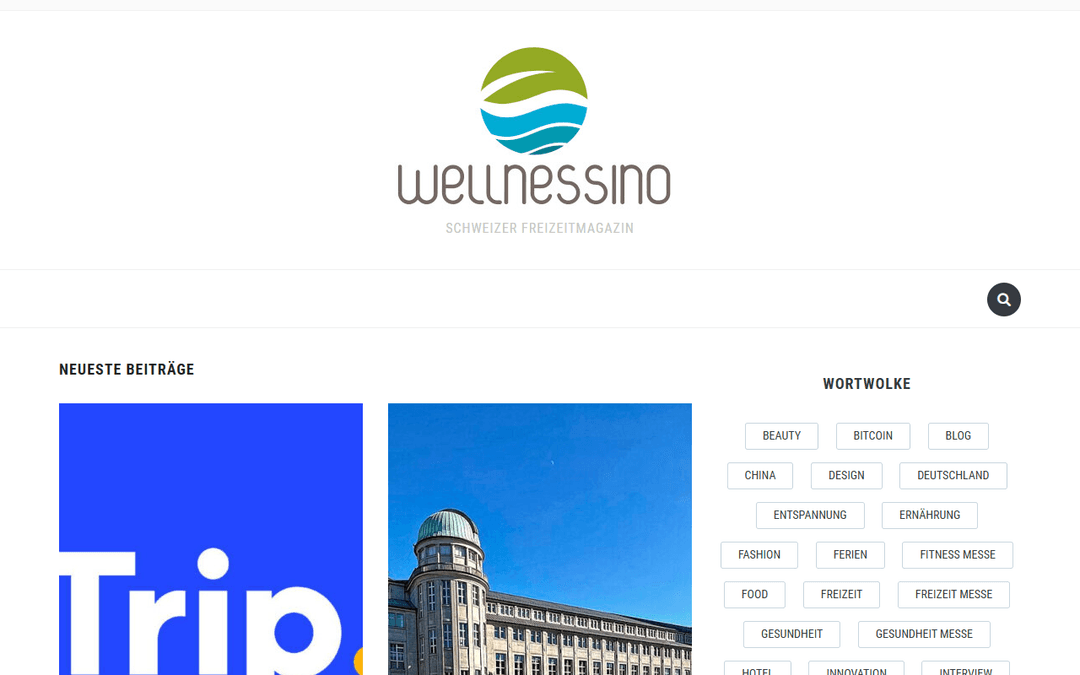 wellnessino.ch publisher screenshot