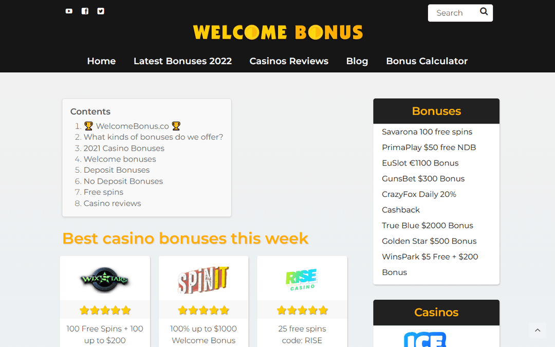 welcomebonus.co publisher screenshot