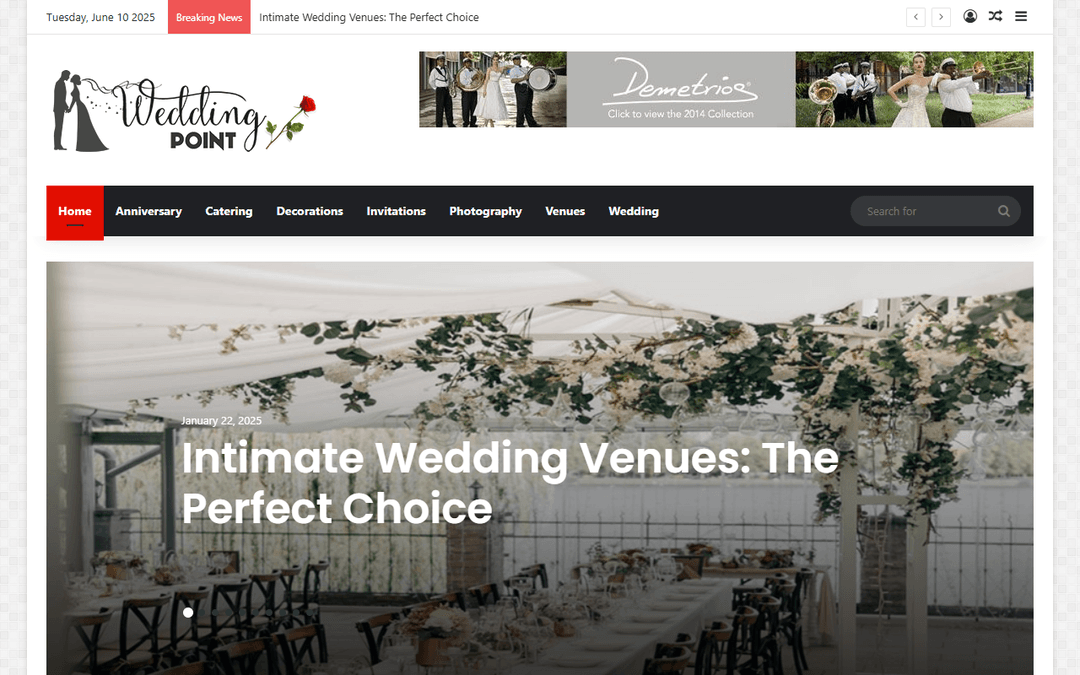 wedding-point.com publisher screenshot