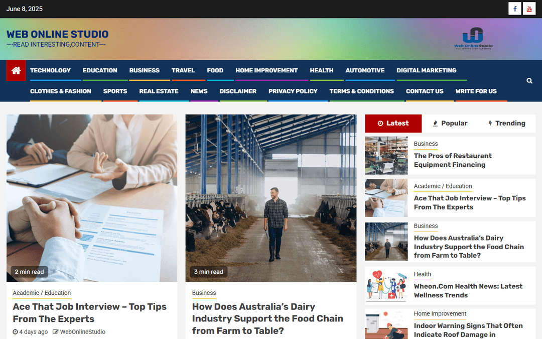 webonlinestudio.com publisher screenshot
