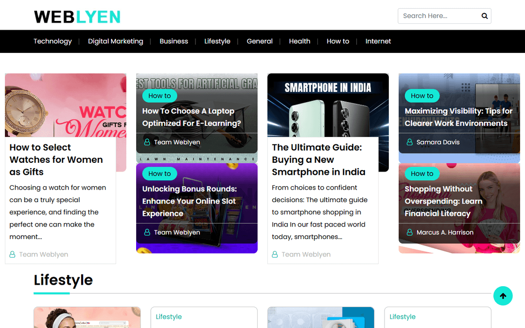 weblyen.com publisher screenshot