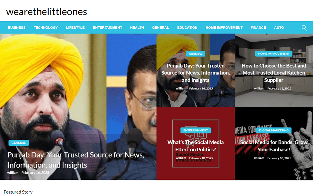 wearethelittleones.com publisher screenshot