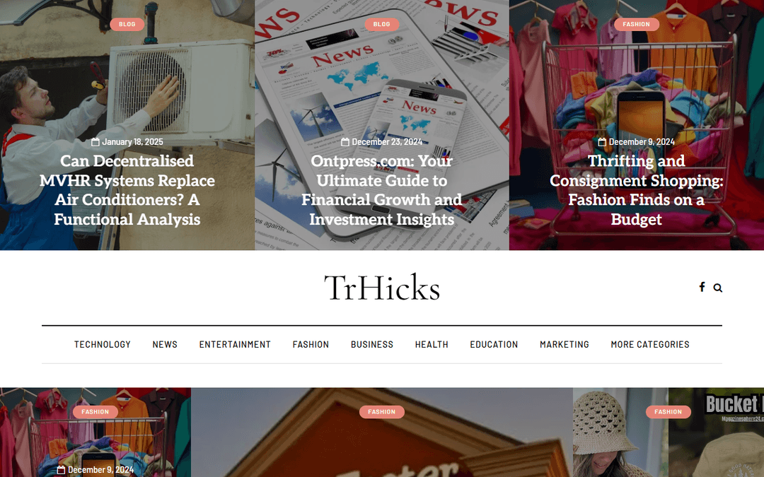 trhicks.com publisher screenshot