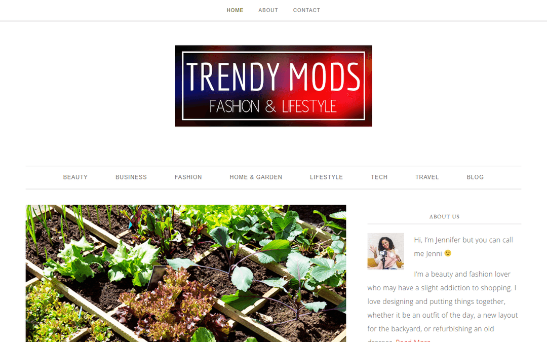trendymods.com publisher screenshot