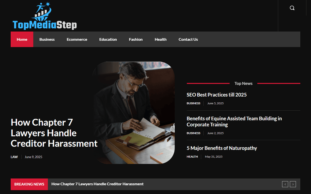 topmediastep.com publisher screenshot