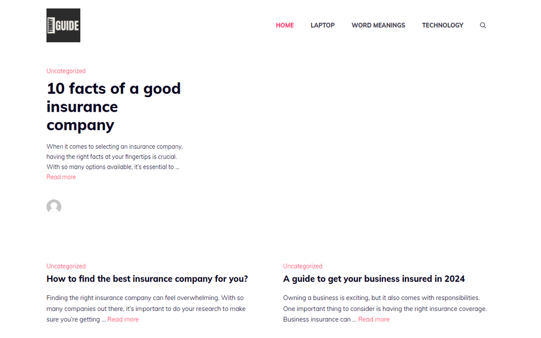 tommyguide.com publisher screenshot