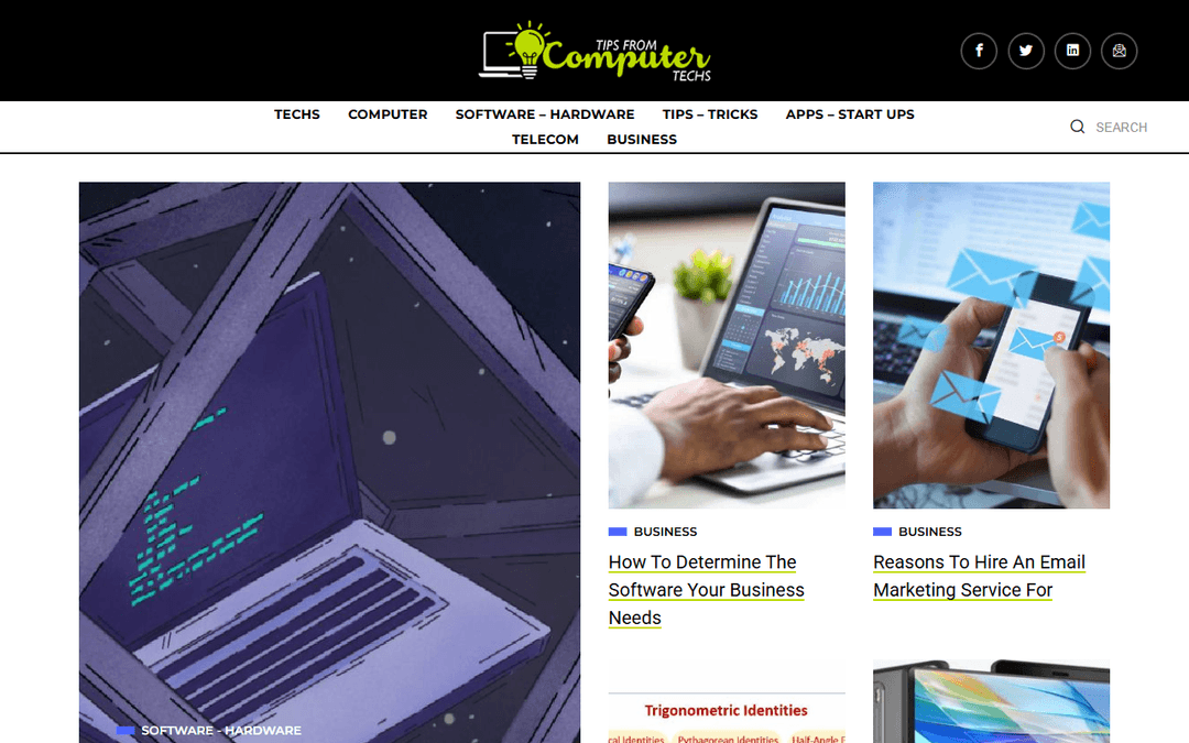 tipsfromcomputertechs.com publisher screenshot
