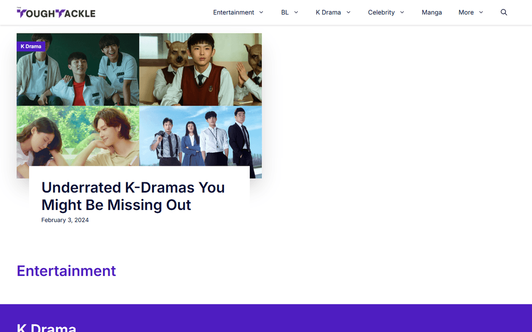 thetoughtackle.com publisher screenshot