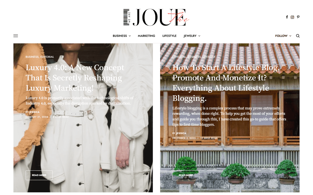 thejoue.com publisher screenshot