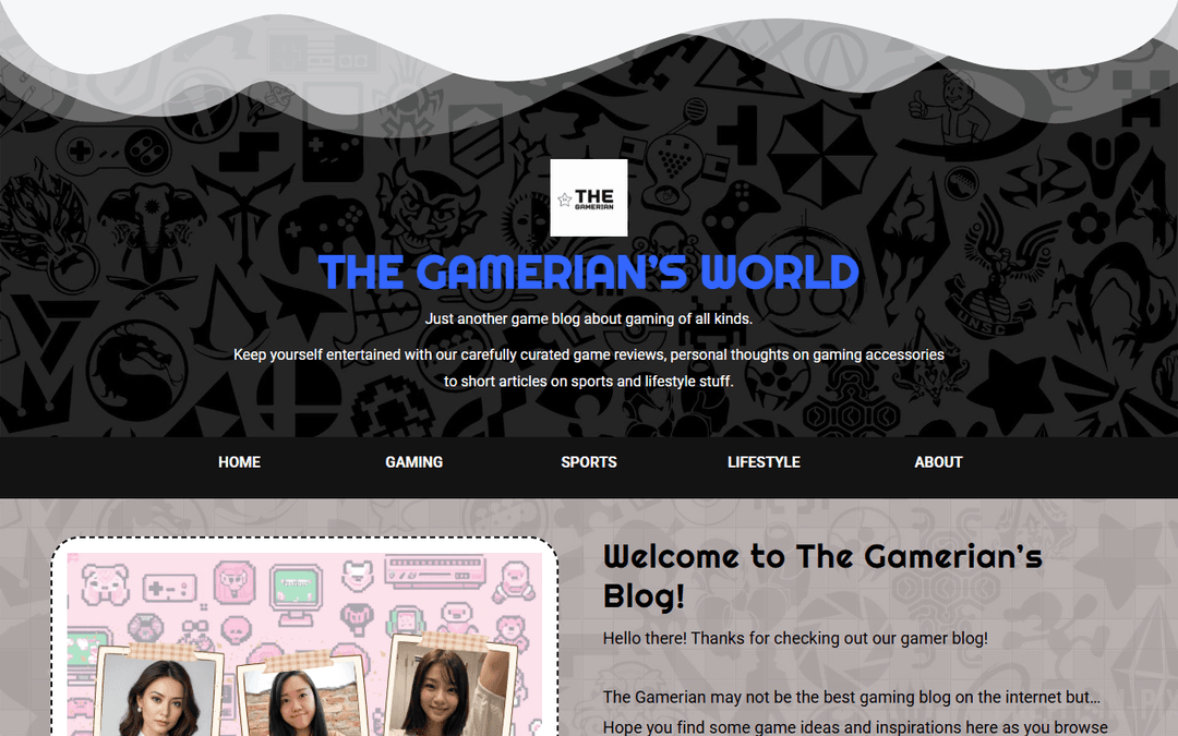thegamerian.com publisher screenshot