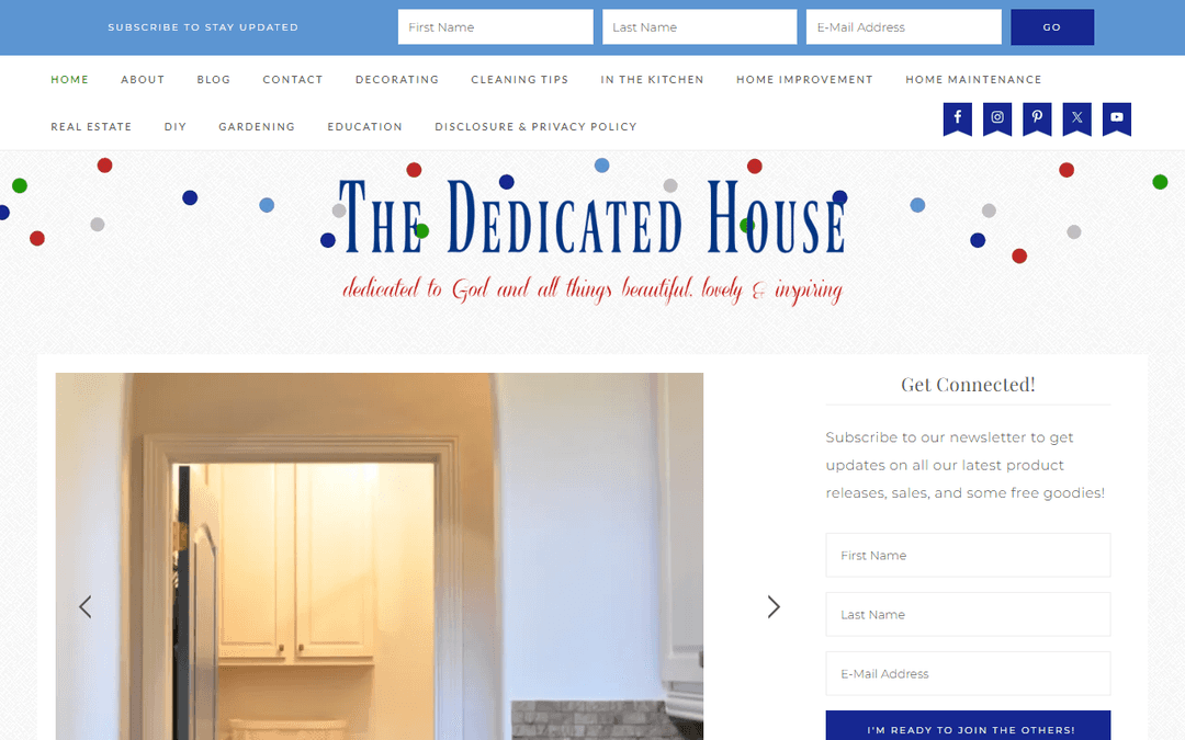 thededicatedhouse.com publisher screenshot