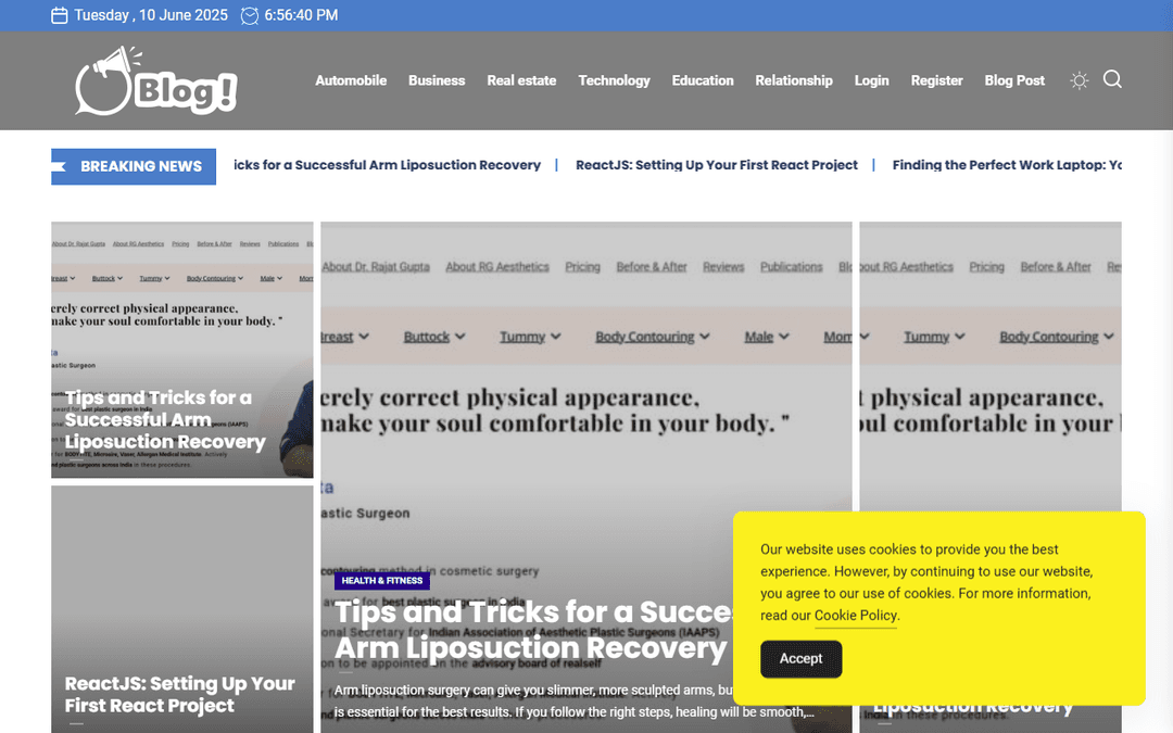 thecompanyblogs.com publisher screenshot