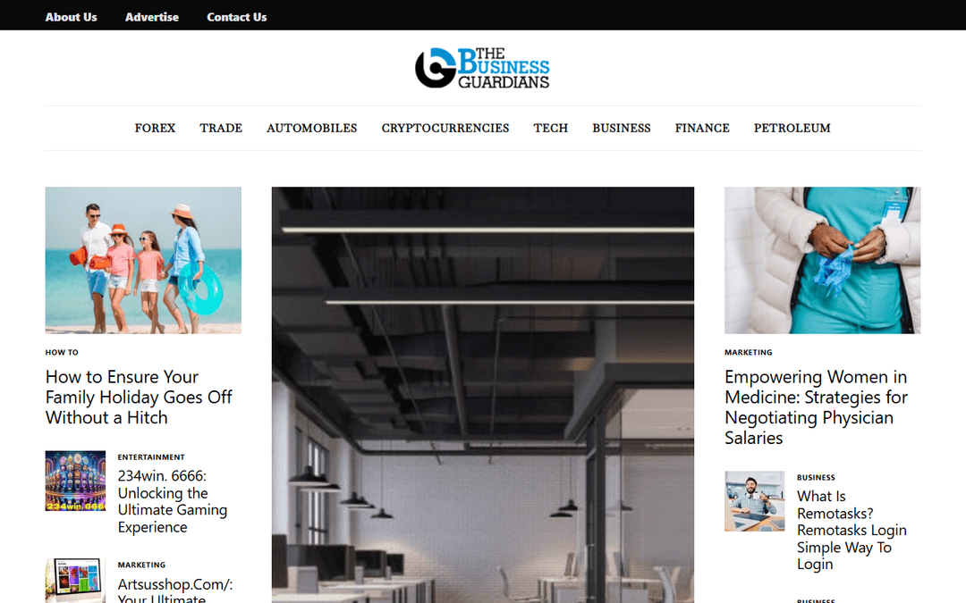 thebusinessguardians.com publisher screenshot