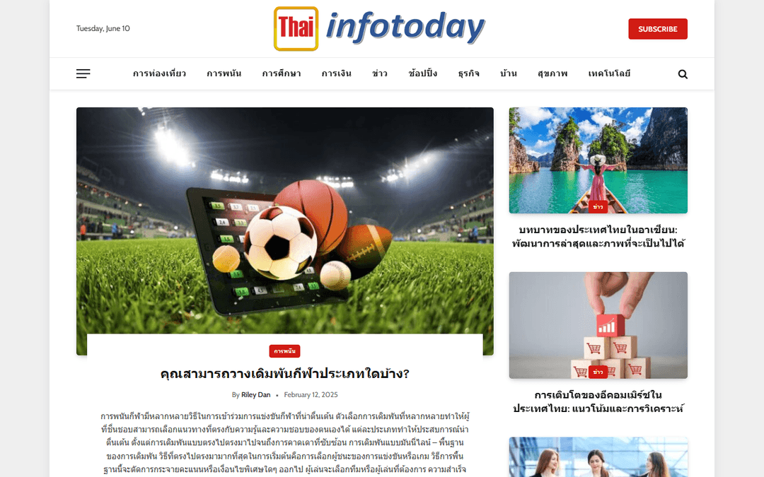 thaiinfotoday.com publisher screenshot