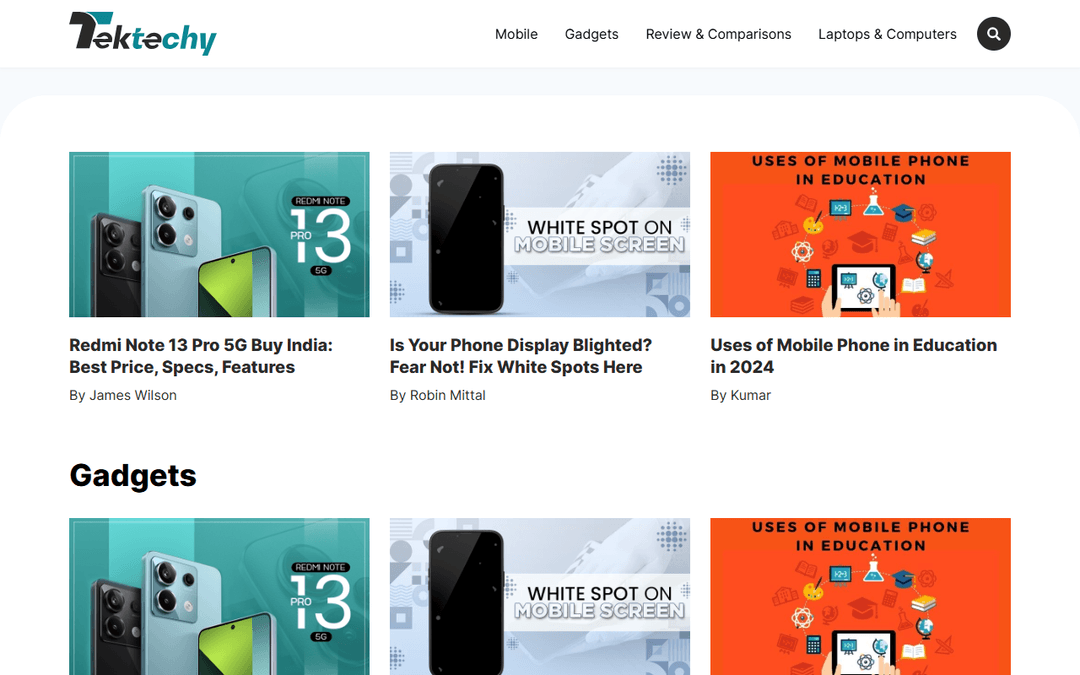 tektechy.com publisher screenshot