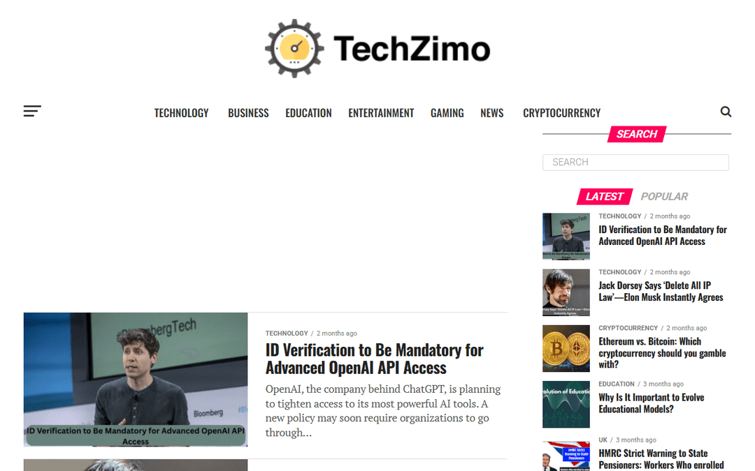 techzimo.com publisher screenshot