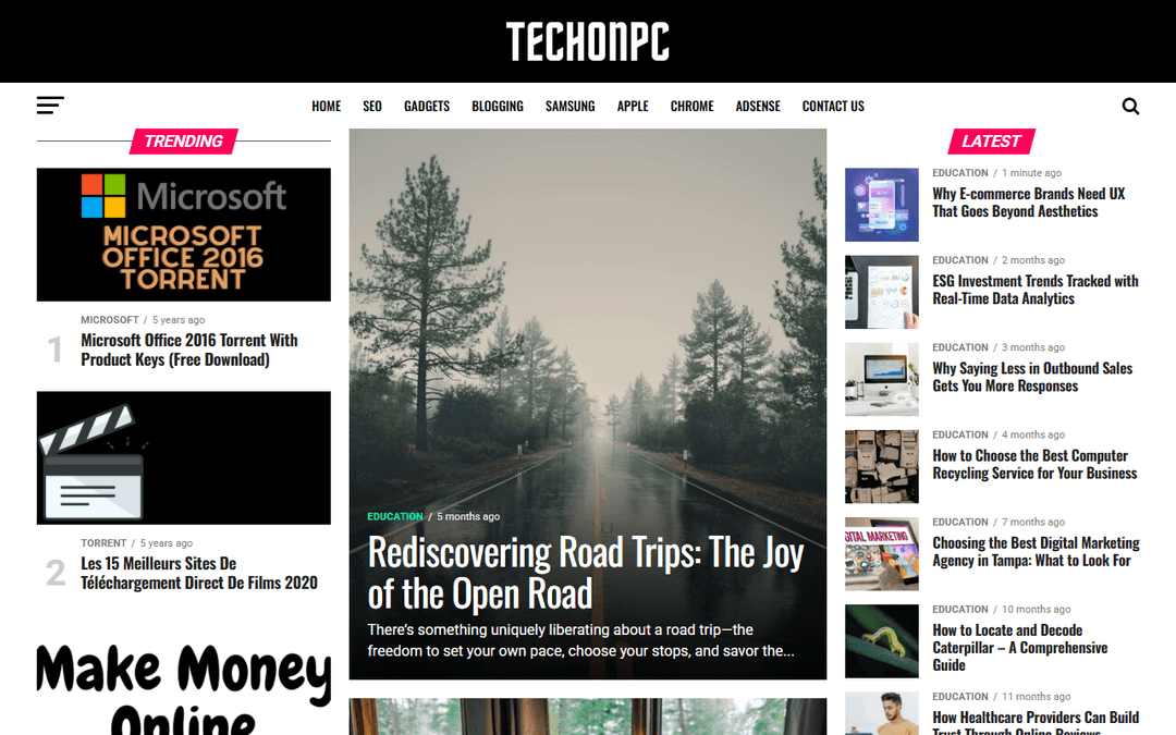techonpc.com publisher screenshot