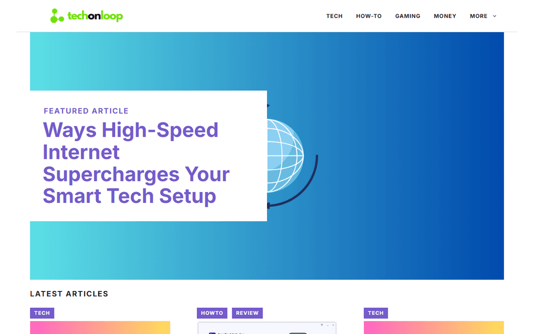 techonloop.com publisher screenshot